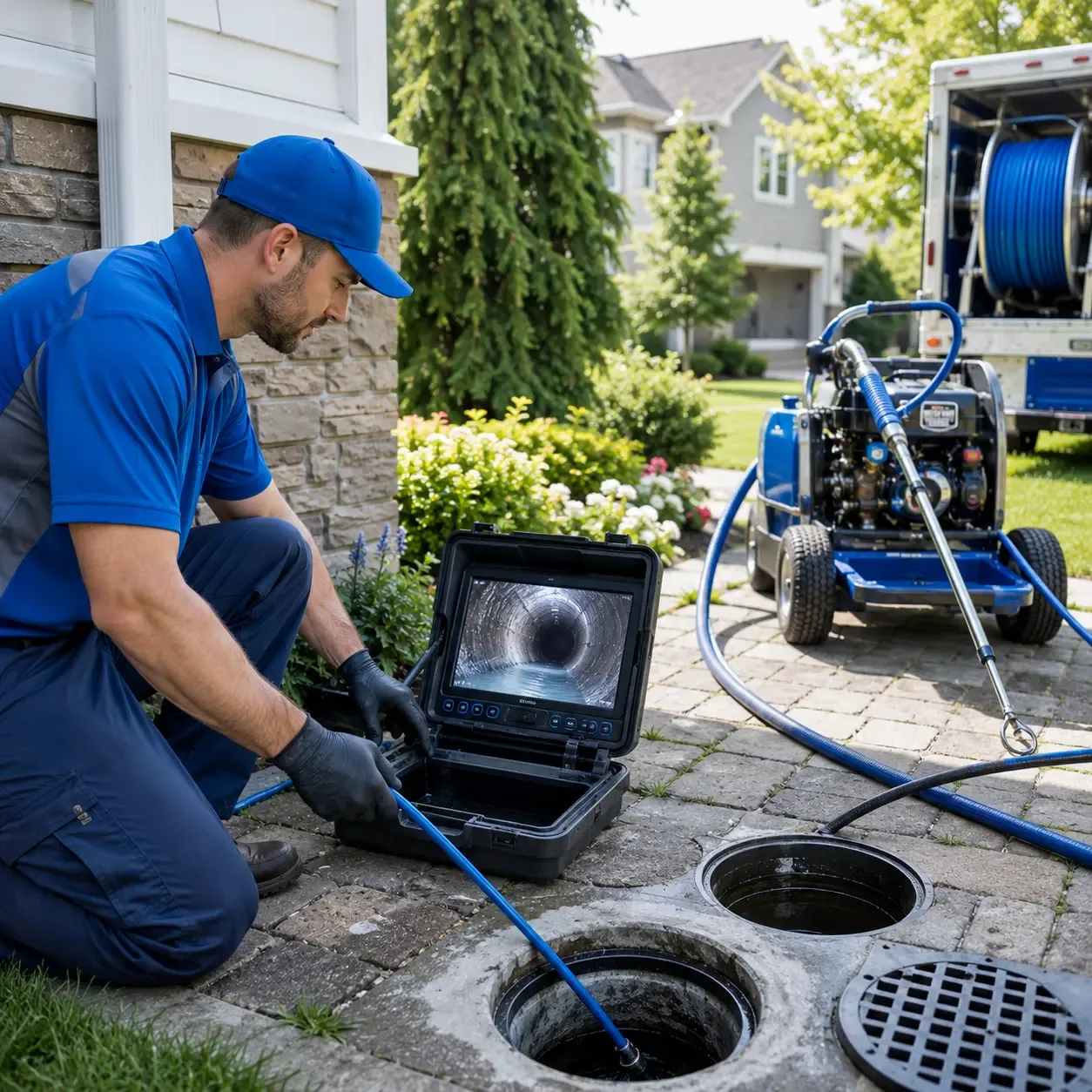 Outdoor drain cleaning professionals serving Hamilton, TX
